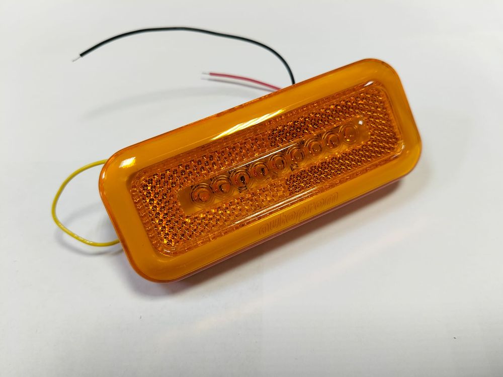 Габаритный фонарь оранжевый 12-24в 2шт