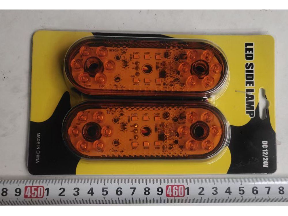 Габаритный фонарь оранжевый 12/24 В