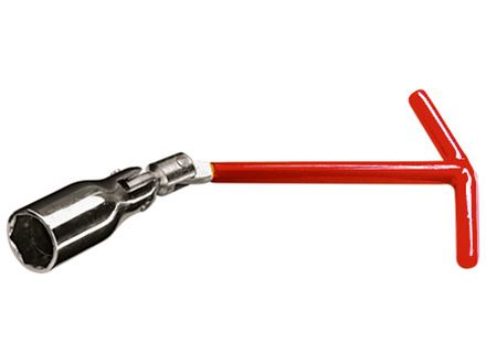 Ключ свечной, 21 мм, с шарниром