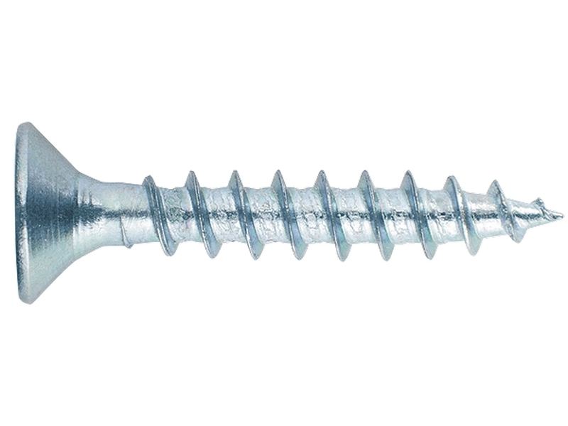 Саморезы универсальные 4,5х80, потайная головка, PZ, оцинкованные 5шт