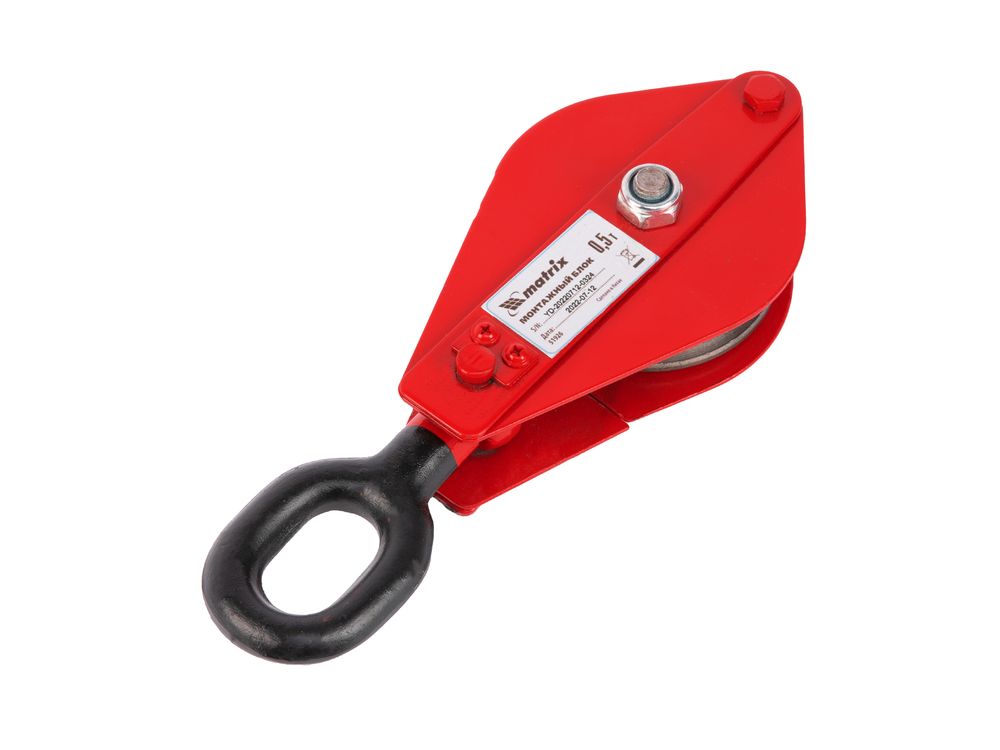 Блок монтажный с проушиной, 0,5 т