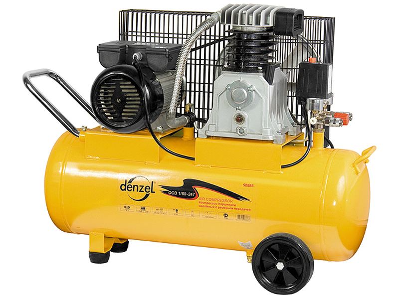 Компрессор пневматический, 1,5 кВт, 230 л/мин, 50 л