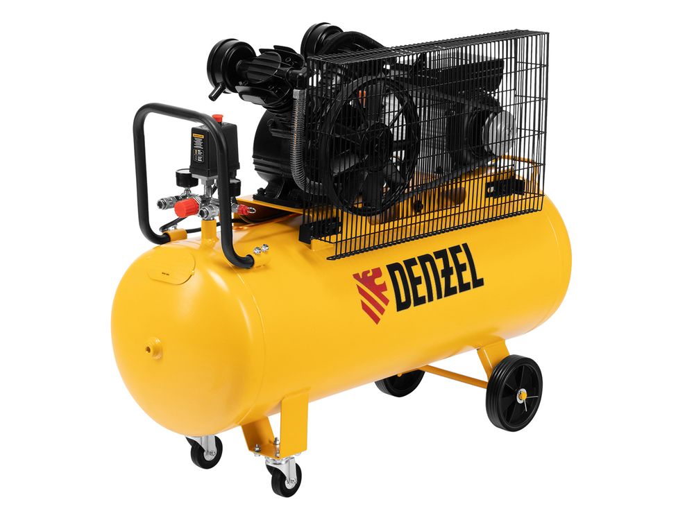 Компрессор воздушный рем. привод BCV2200/100, 2,2 кВт, 100 литров, 370 л/мин