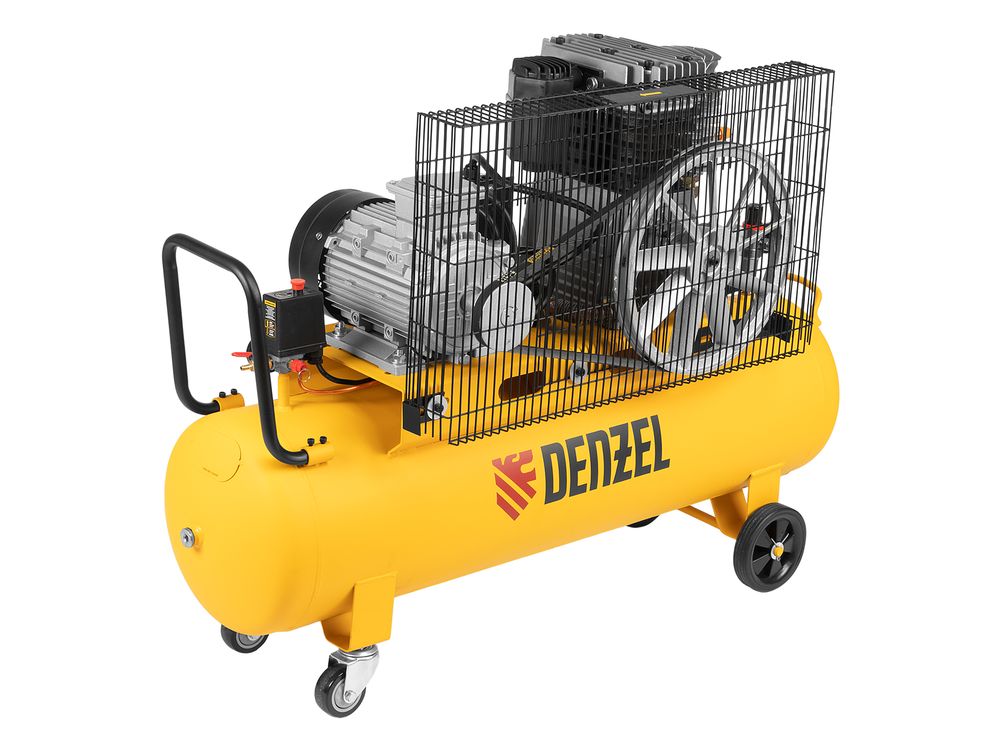 Компрессор воздушный, ременный привод BCI4000-T/100, 4.0 кВт, 100 литров, 690 л/мин