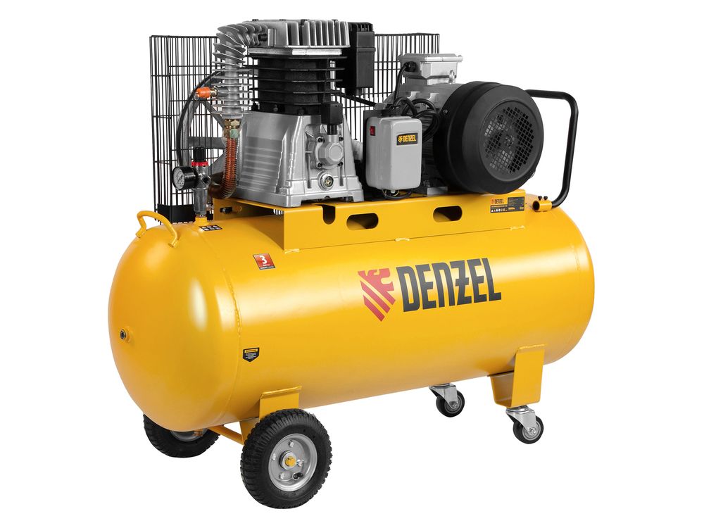 Компрессор воздушный, ременный привод BCI5500-T/200, 5.5 кВт, 200 литров, 850 л/мин