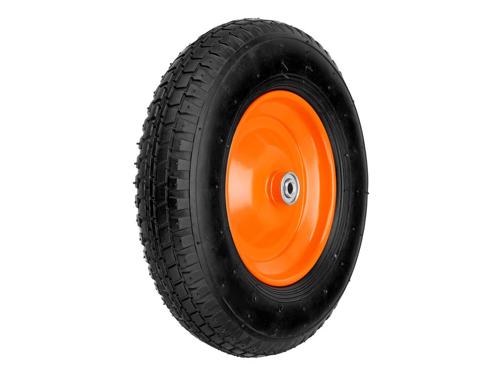 Колесо пневматическое 4.80/4.00-8 D380мм, подш. внут. диам. 12мм, длина оси 80мм