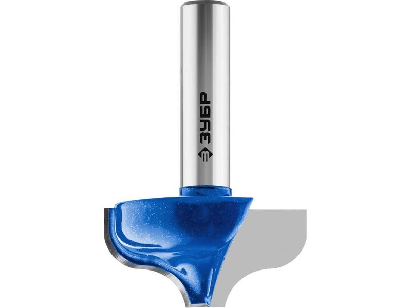 Фреза пазовая фасонная №2, D- 31,8мм, рабочая длина-16мм, радиус-6,35мм, хв.-8 мм, ЗУБР Профессионал