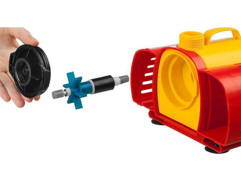 Насос GRINDA фонтанный д/грязной воды, 3 насадки, пропускная способность 3000 л/ч, высота подачи воды 3, 4 м, 85 Вт