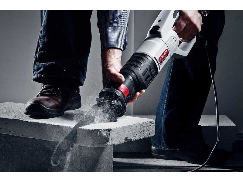 Пила сабельная (электроножовка), ЗУБР ЗПС-1100 Э, 1100 Вт, 800-2700 ход/мин, рез 230 мм (дерево), 20 мм (сталь), ход штока 29 мм