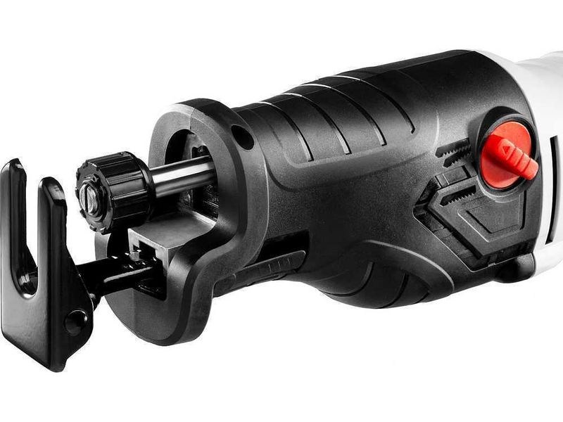 Пила сабельная (электроножовка), ЗУБР ЗПС-1400 Э, 1400 Вт, 0-2800 ход/мин, рез 255 мм (дерево), 20 мм (сталь), ход штока 32 мм, маятник. ход